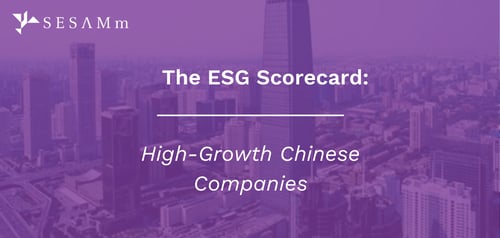esg scorecard - chinese companies