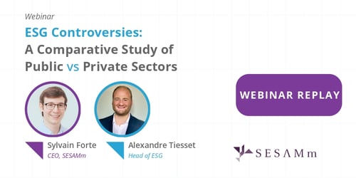 ESG Controversies: A Comparative Study of the Public and Private Sectors