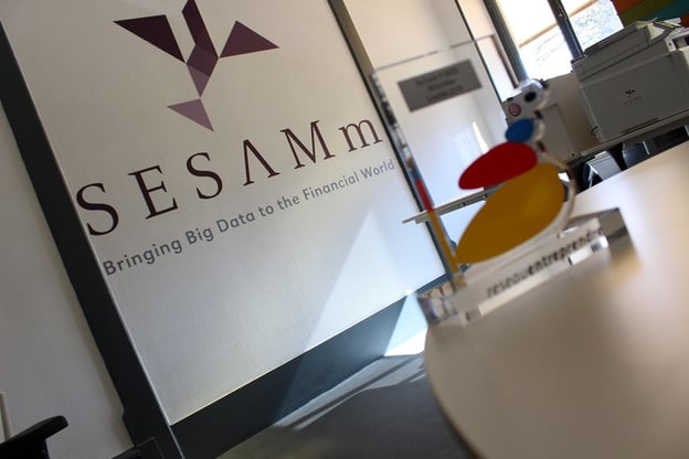 Signage at SESAMm’s first office