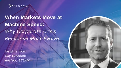 When Markets Move at Machine Speed, by Guy Gresham