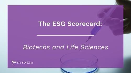 The ESG Scorecard: biotech