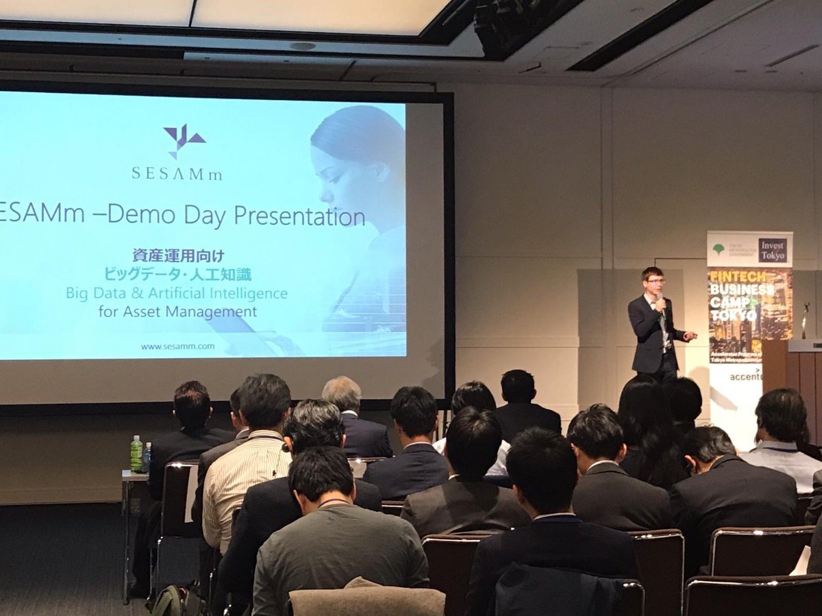 SESAMm’s Demo Day Presentation during Fintech Business Camp Tokyo